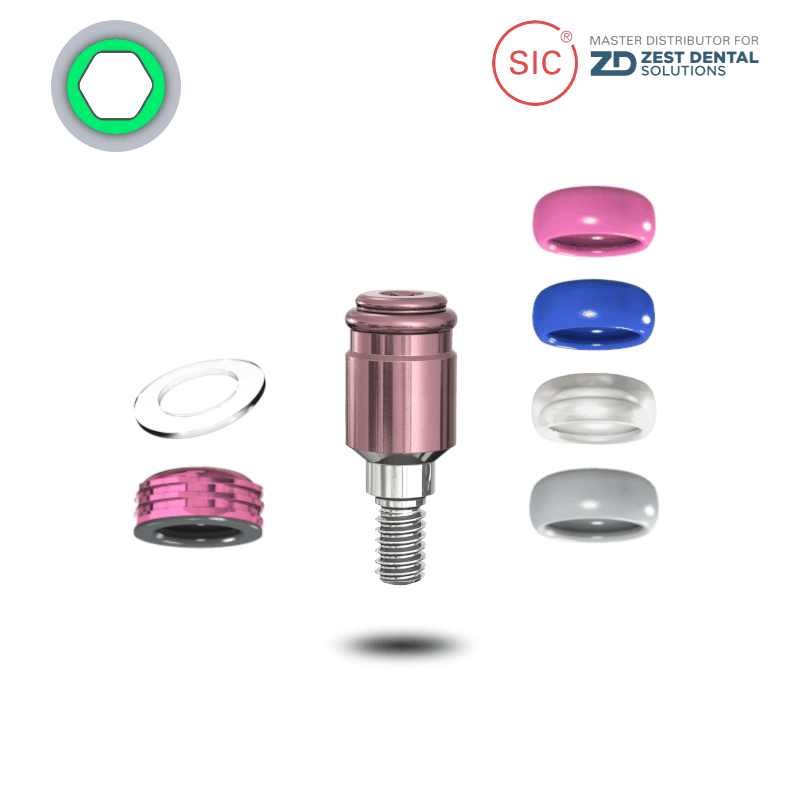 Zimmer Dental® R-TX LOCATOR® Tapered Screw Vent® Ø 3,5 mm | GH: 3,0 mm Zimmer Dental® R-TX LOCATOR® Tapered Screw Vent® Ø 3,5 mm | GH: 3,0 mm