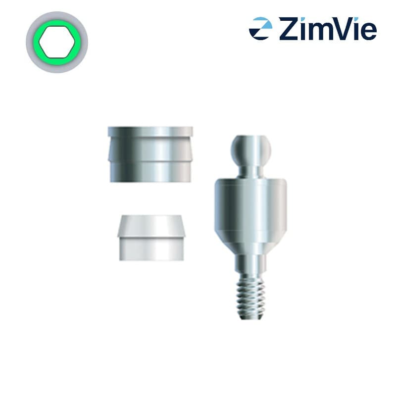 Zimmer Kugelkopf-Abutment (Int Hex, 3,5 mm) | GH: 4,0 mm