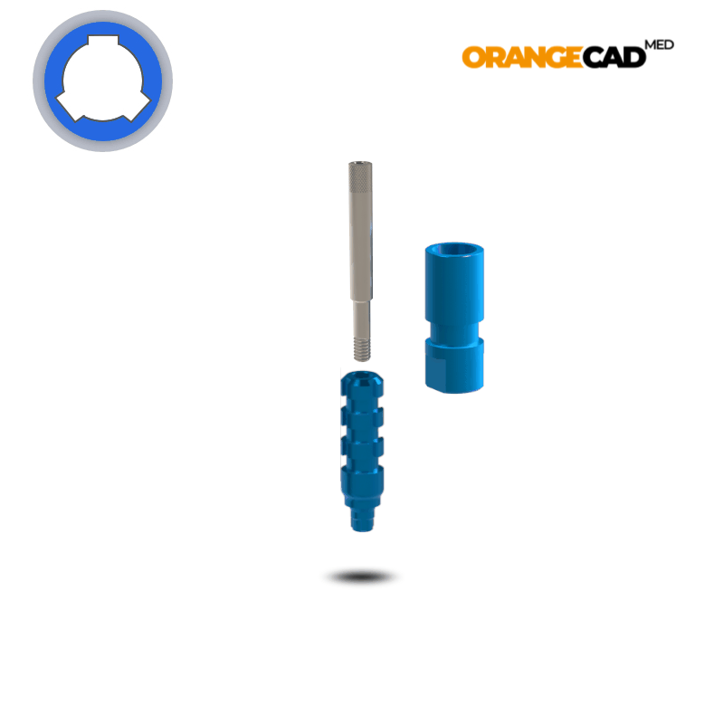 Conelog® Abformpfosten Ø 5,0 mm | Offene Abformung | Höhe: 17,0 mm | mit Labor-Analog Conelog® Abformpfosten Ø 5,0 mm | Offene Abformung | Höhe: 17,0 mm | mit Labor-Analog