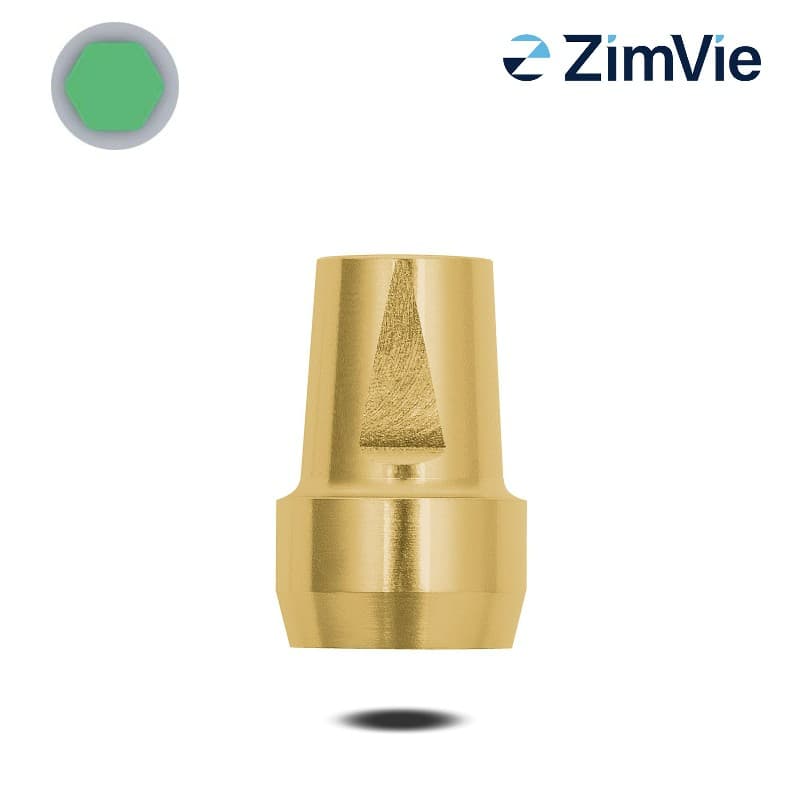 Biomet 3i Abutment (GingiHue-Pfosten) (Ext Hex, 6,0 mm) | 0° | GH: 4,0 mm | ohne