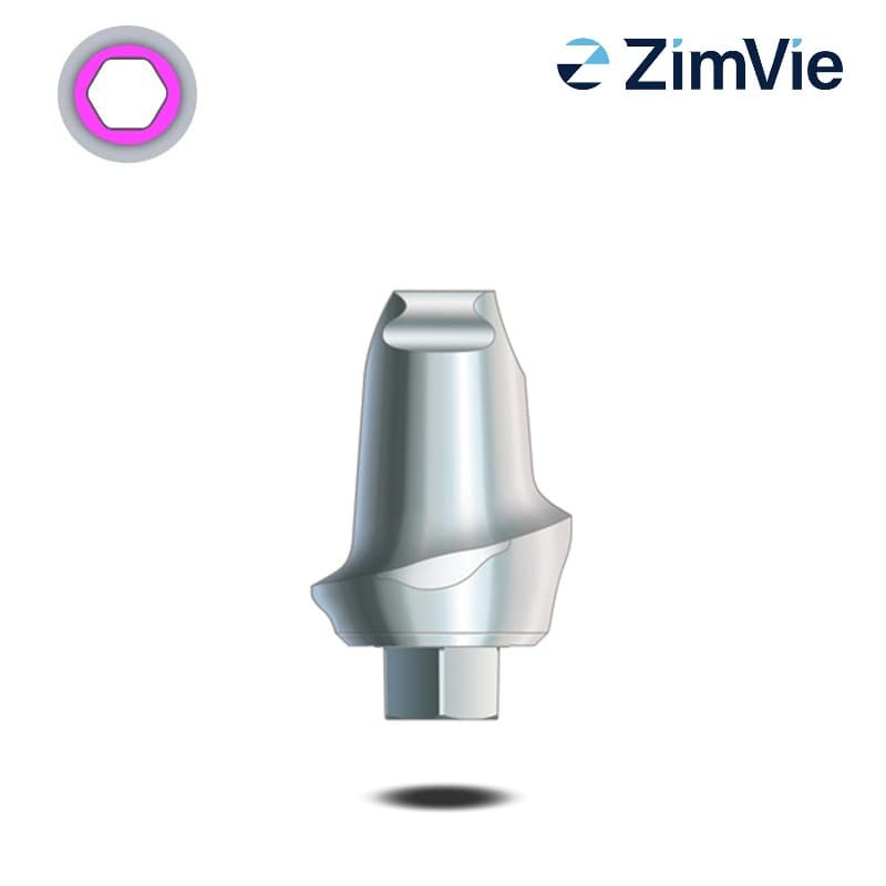 Zimmer Hex-Lock Contour-Abutment (Int Hex, 4,5 mm) | 0° | Ø 4,5 mm | GH: 2,0 mm