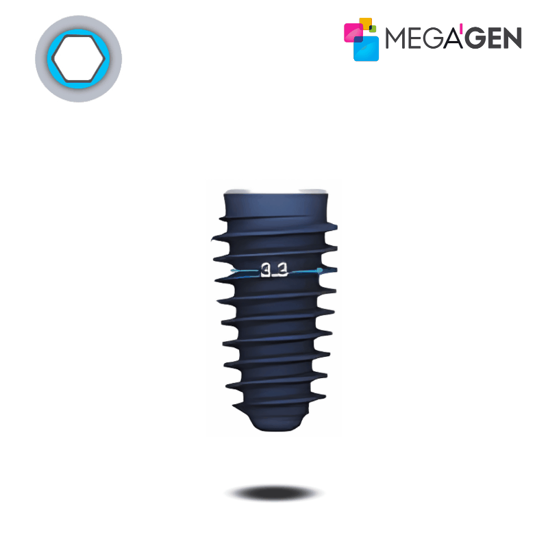 MegaGen AnyRidge Implantat | Kern: Ø 3,3 mm | Ø 4,5 mm | Länge: 7,0 mm MegaGen AnyRidge Implantat | Kern: Ø 3,3 mm | Ø 4,5 mm | Länge: 7,0 mm