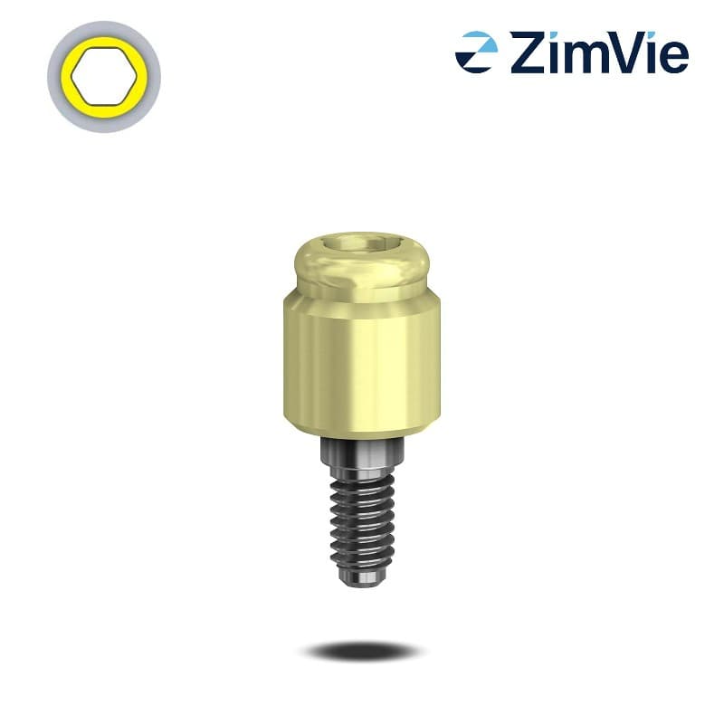 Zimmer Locator Abutment (Int Hex, 5,7 mm) | GH: 4,0 mm