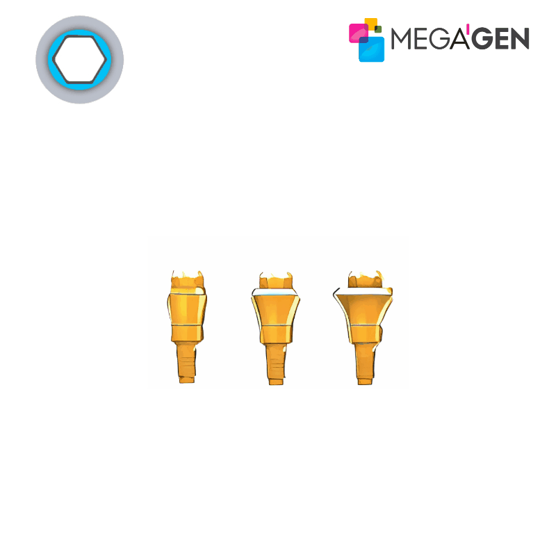 MegaGen Octa Abutment | Ø 4,0 mm | GH: 1,0 mm MegaGen Octa Abutment | Ø 4,0 mm | GH: 1,0 mm