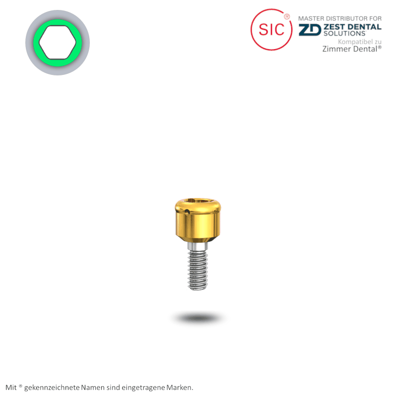 LOCATOR® für Zimmer Dental® Tapered Screw Vent® Ø 3,5 mm | GH: 1,0 mm LOCATOR® für Zimmer Dental® Tapered Screw Vent® Ø 3,5 mm | GH: 1,0 mm