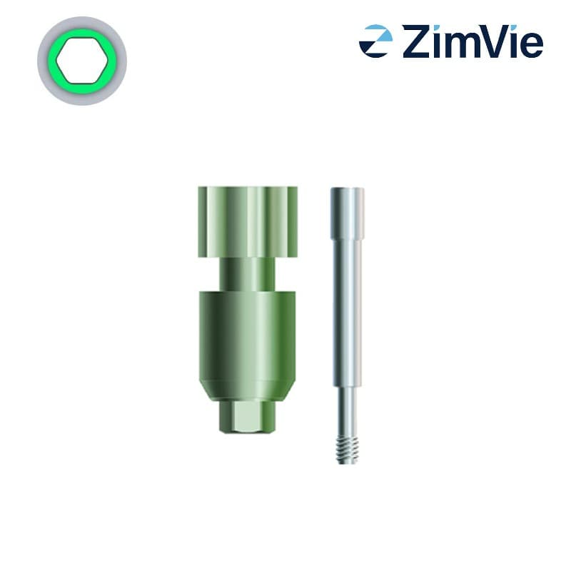 Zimmer Abformpfosten (Int Hex, 3,5 mm) | Offene Abformung | Ø 4,5 mm | mit Analog