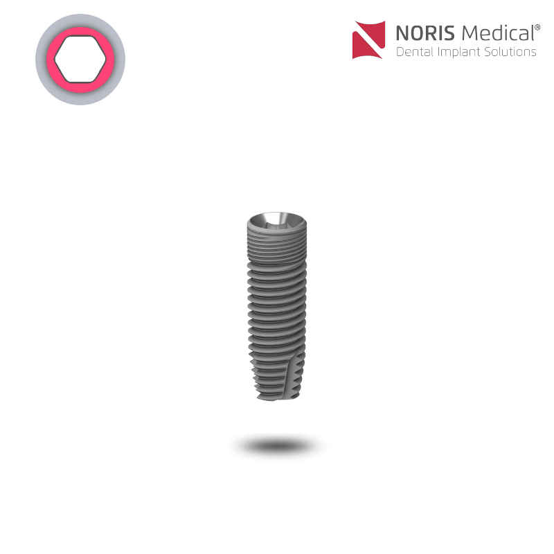 Noris Medical Onyx Implantat | Ø 3,3 mm | Länge: 8,0 mm