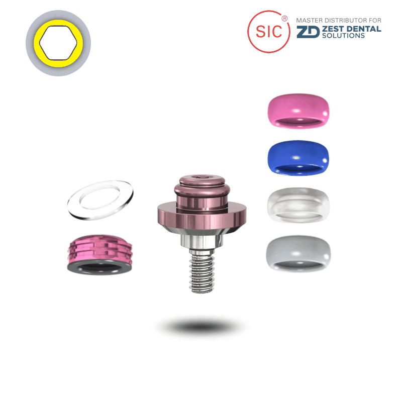 Zimmer Dental® R-TX LOCATOR® Tapered Screw Vent® Ø 5,7 mm | GH: 1,0 mm Zimmer Dental® R-TX LOCATOR® Tapered Screw Vent® Ø 5,7 mm | GH: 1,0 mm