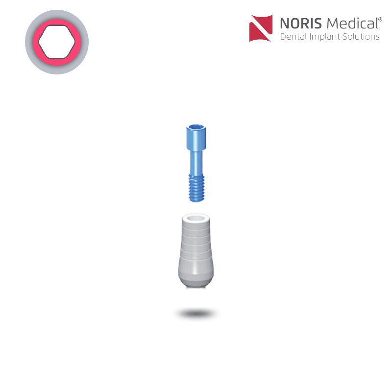 Noris Medical Ausbrennbares Abutment | mit Rotationsschutz | 0° | Ø 4,5 mm