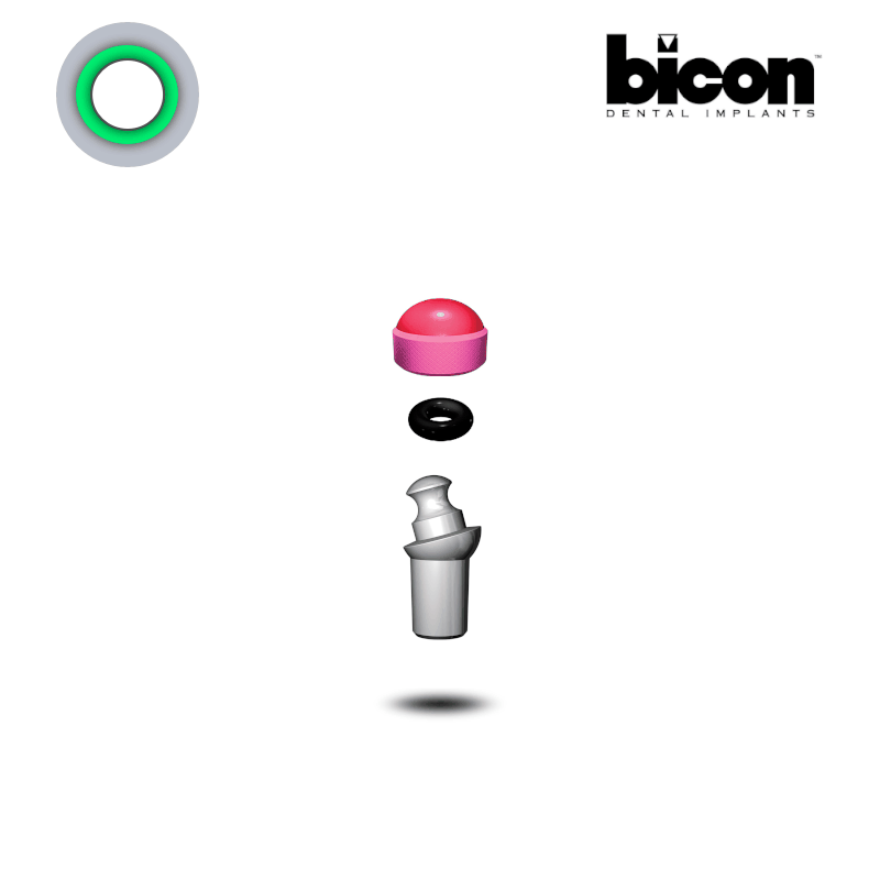 Bicon Kugelkopf Abutment 3,0 mm Schaft | 15° | Höhe: 2,0 mm