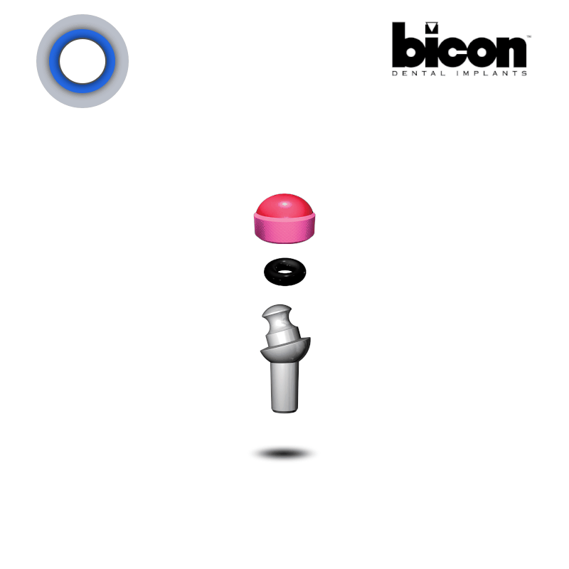 Bicon Kugelkopf Abutment 2,5 mm Schaft | 15° | Höhe: 2,0 mm