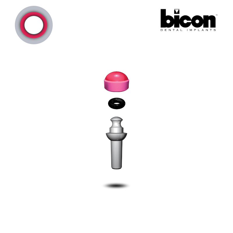 Bicon Kugelkopf Abutment 2,0 mm Schaft | 0° | Höhe: 4,0 mm