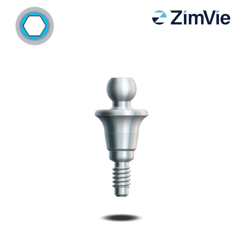 Zimmer Kugelkopf-Abutment (Eztetic) | GH: 4,0 mm Zimmer Kugelkopf-Abutment (Eztetic) | GH: 4,0 mm