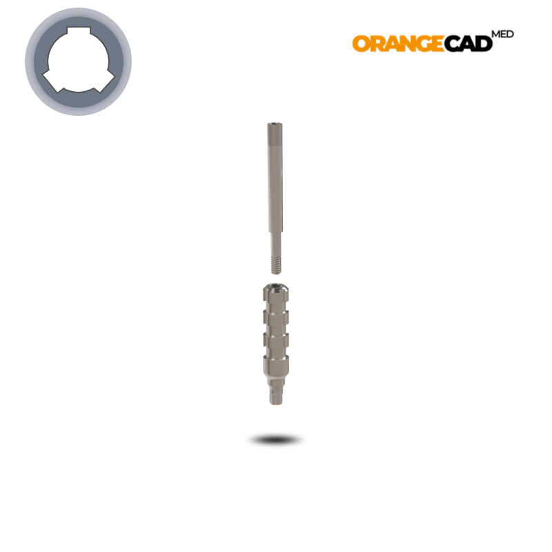 Conelog® Abformpfosten Ø 3,3 mm | Offene Abformung | Höhe: 17,0 mm | ohne Analog