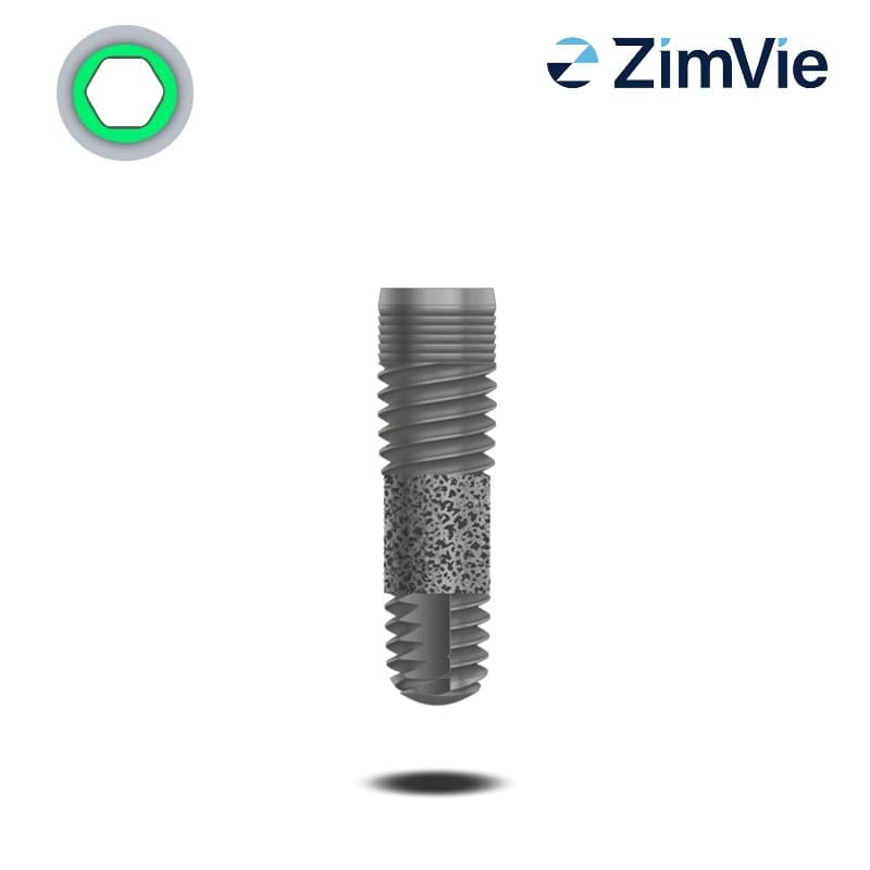 Zimmer Trabecular Metal (TM) Implantat (Int Hex, 3,5 mm) | ohne Kragen | Ø 3,7 mm | Länge: 13,0 mm