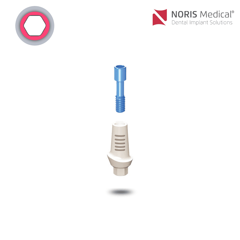 Noris Medical Temporäres Abutment | 0° | GH: 1,0 mm