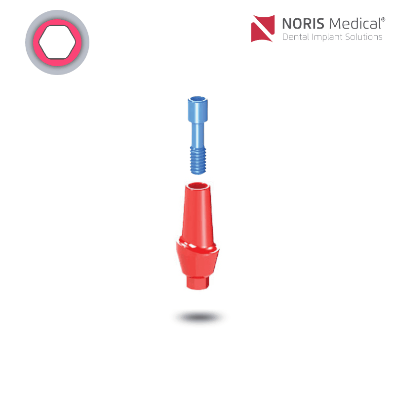 Noris Medical Ausbrennbares anatomisches Abutment | 0° | GH: 3,0 mm