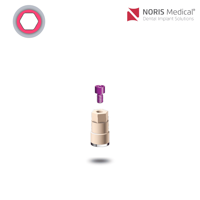 Noris Medical Multi-Unit Scankörper | Höhe: 10,0 mm | mit Halteschraube
