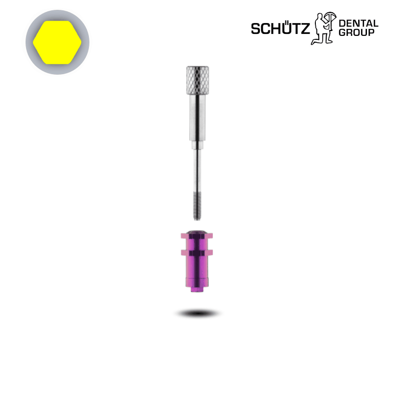 Schütz Dental Abformpfosten (hex, Ø 4,2/4,5 mm) | Offene Abformung | Schraube: Kurz | ohne Zubehör Schütz Dental Abformpfosten (hex, Ø 4,2/4,5 mm) | Offene Abformung | Schraube: Kurz | ohne Zubehör