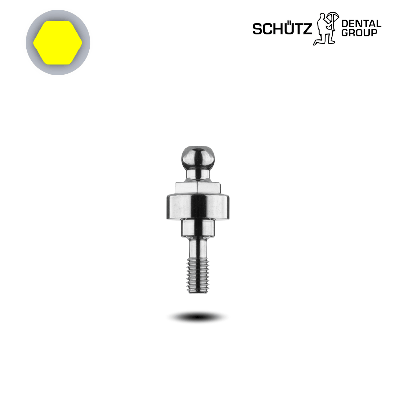 Schütz Dental Kugelkopf (hex, Ø 4,2/4,5 mm) | Höhe: 2,0 mm Schütz Dental Kugelkopf (hex, Ø 4,2/4,5 mm) | Höhe: 2,0 mm