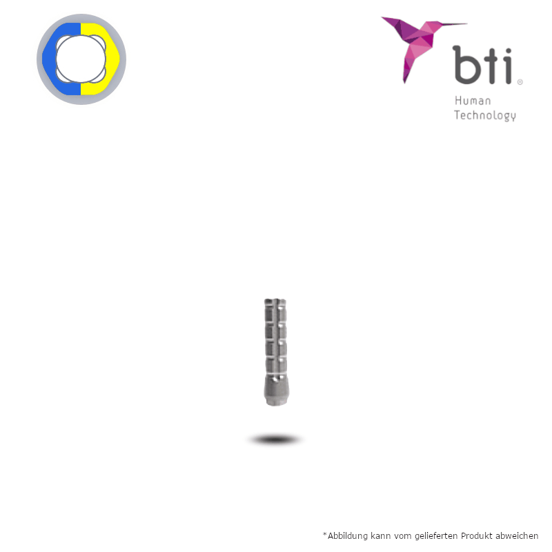 BTI Prov. Zylinder für erw. UNIT (Ø 3,5 mm - schmal/CORE) | Titan | ohne Zubehör BTI Prov. Zylinder für erw. UNIT (Ø 3,5 mm - schmal/CORE) | Titan | ohne Zubehör