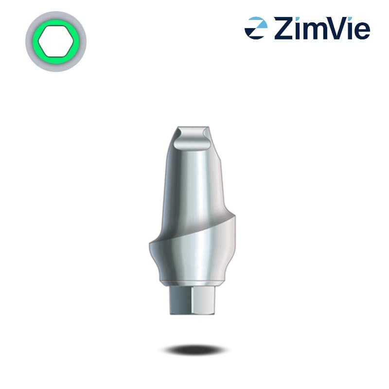 Zimmer Hex-Lock Contour-Abutment (Int Hex, 3,5 mm) | 0° | GH: 1,0 mm Zimmer Hex-Lock Contour-Abutment (Int Hex, 3,5 mm) | 0° | GH: 1,0 mm