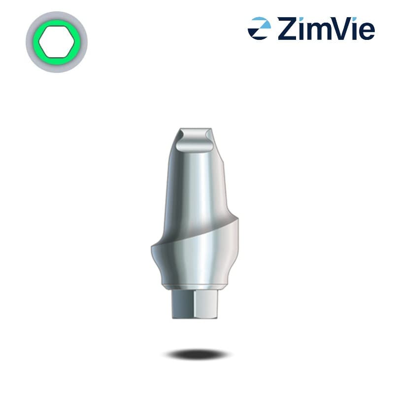 Zimmer Hex-Lock Contour-Abutment (Int Hex, 3,5 mm) | 0° | GH: 1,0 mm