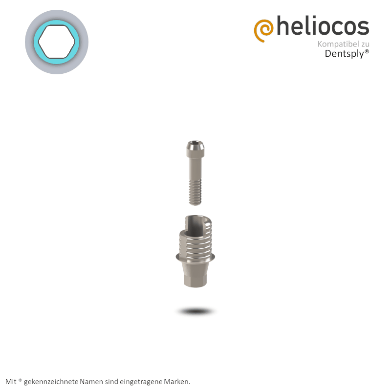 Dentsply® Titanbasis Astra Tech® OsseoSpeed® TX Ø 3,5/4,0 mm | Höhe: 4,0 mm | mit Rotationsschutz Dentsply® Titanbasis Astra Tech® OsseoSpeed® TX Ø 3,5/4,0 mm | Höhe: 4,0 mm | mit Rotationsschutz
