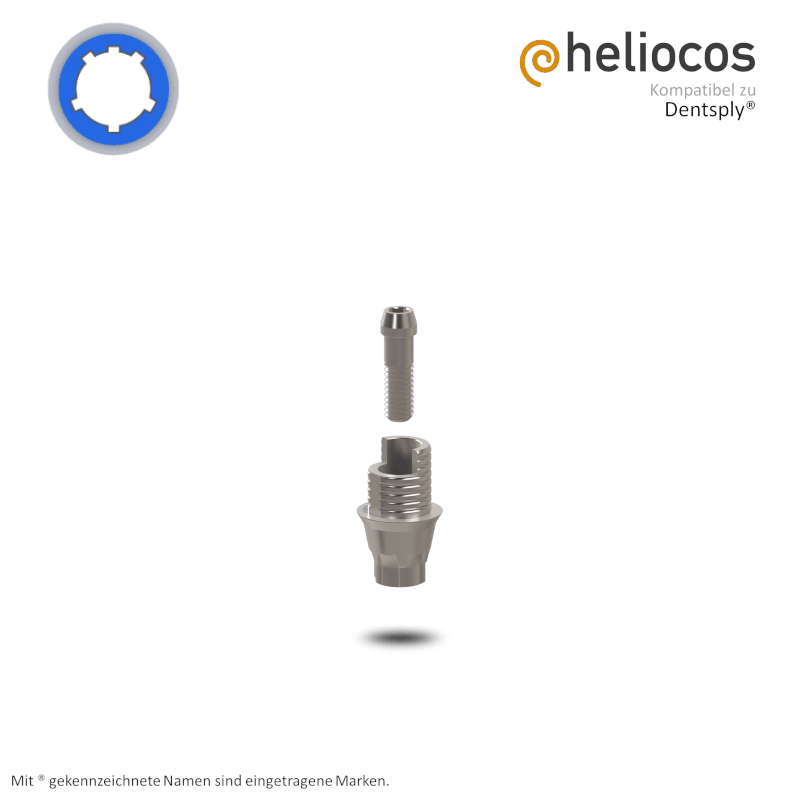 Dentsply® Titanbasis Astra Tech® EV™ Ø 4,8 mm | Höhe: 4,0 mm | mit Rotationsschutz