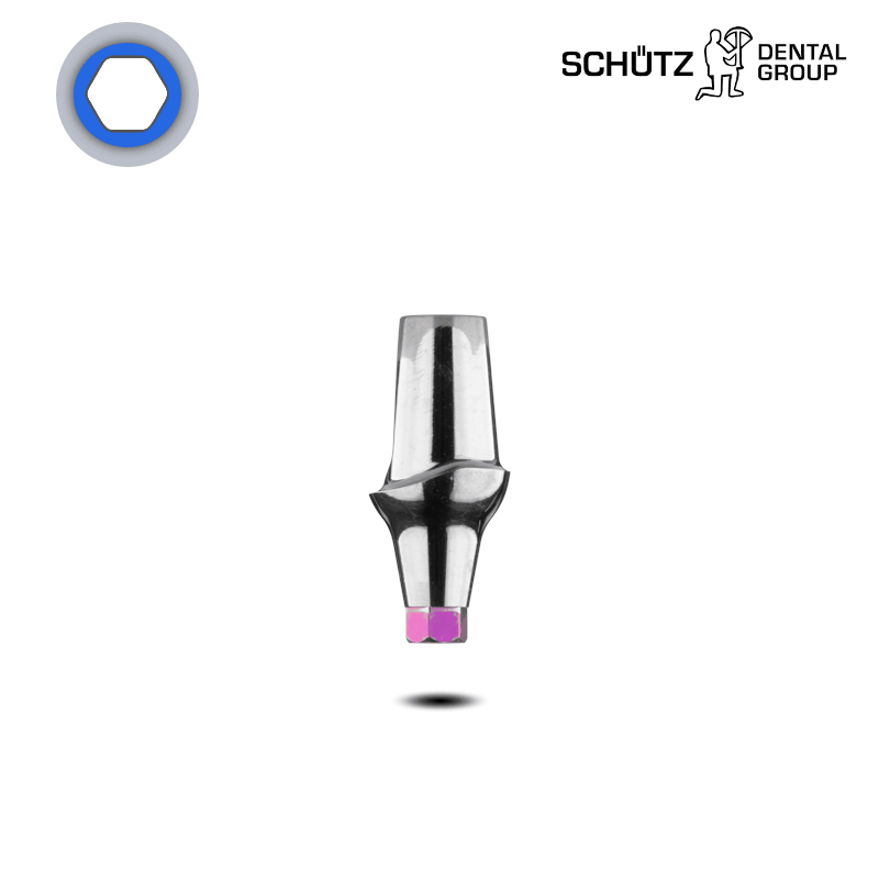 Schütz Dental Titanabutment (konisch, Ø 3,3/3,6 mm) | 0° | GH: 1,0 mm | ohne Zubehör