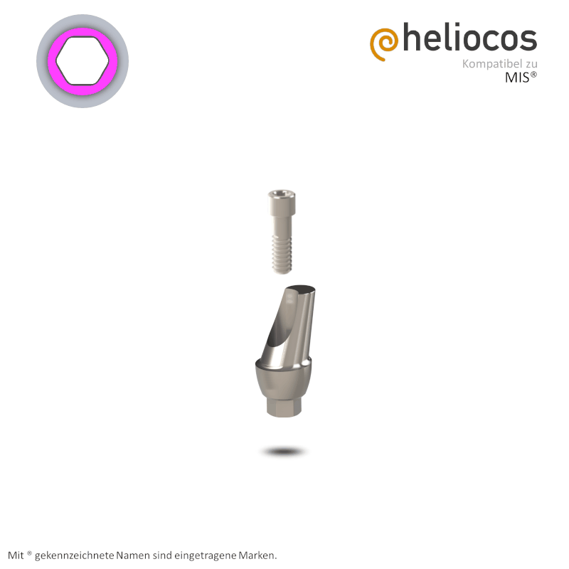 Zimmer® Abutment Tapered Screw Vent® Ø 3,5 mm | 16° | GH: 2,5 mm Zimmer® Abutment Tapered Screw Vent® Ø 3,5 mm | 16° | GH: 2,5 mm