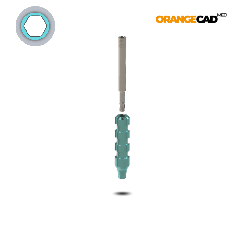 Dentsply® Abformpfosten Astra Tech® OsseoSpeed® TX Ø 3,5/4,0 mm | Offene Abformung | Höhe: 17,0 mm | ohne Analog Dentsply® Abformpfosten Astra Tech® OsseoSpeed® TX Ø 3,5/4,0 mm | Offene Abformung | Höhe: 17,0 mm | ohne Analog
