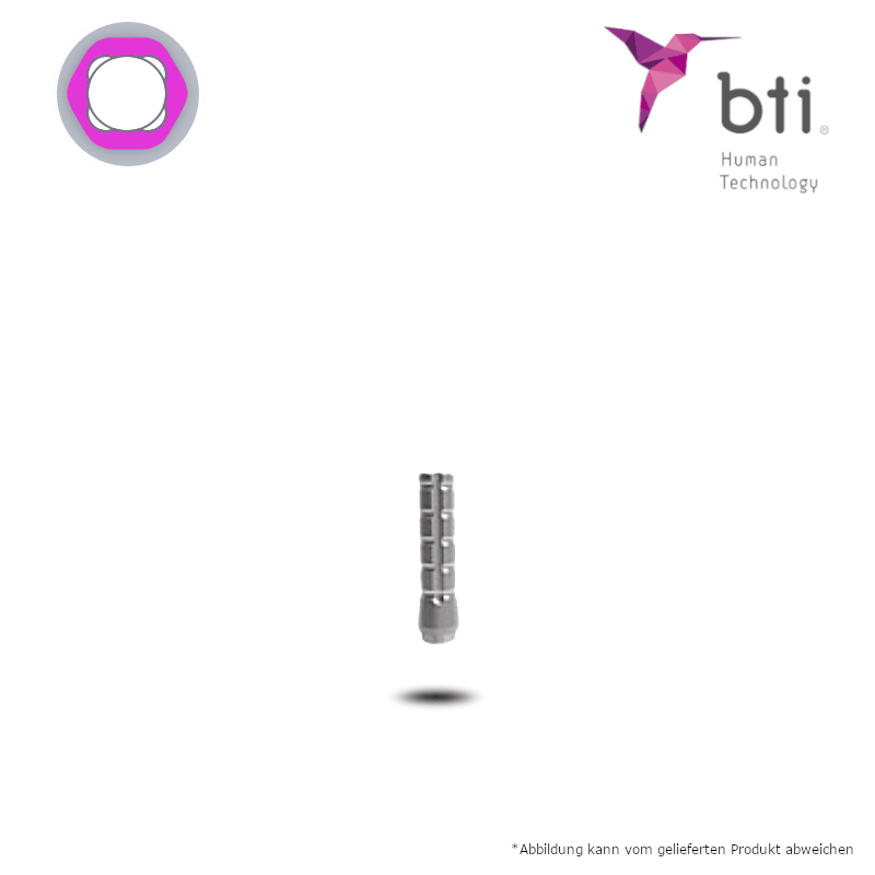 BTI Prov. Zylinder für erw. UNIT (Ø 3,5 mm - schmal/CORE) | Titan | ohne Zubehör