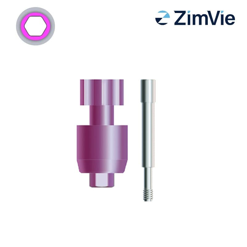 Zimmer Abformpfosten (Int Hex, 4,5 mm) | Offene Abformung | Ø 4,5 mm | mit Analog