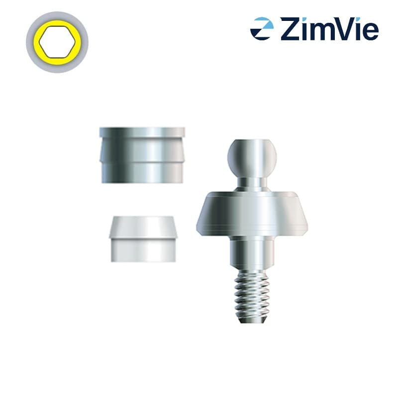 Zimmer Kugelkopf-Abutment (Int Hex, 5,7 mm) | GH: 4,0 mm