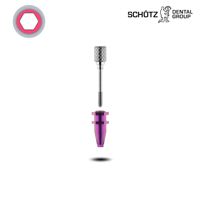 Schütz Dental Abformpfosten (konisch, Ø 4,2/4,5 mm) | Offene Abformung | Schraube: Kurz | ohne Zubehör Schütz Dental Abformpfosten (konisch, Ø 4,2/4,5 mm) | Offene Abformung | Schraube: Kurz | ohne Zubehör