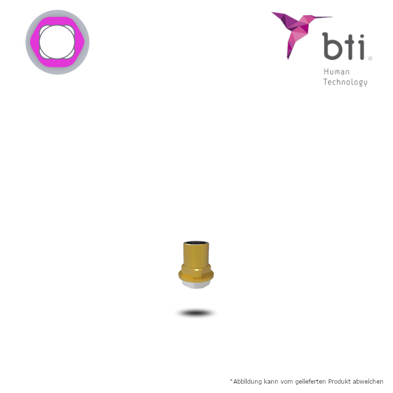 BTI SQUARE Ästhetik Abutment für erweiterte UNIT (Ø 3,5 mm - schmal/CORE) BTI SQUARE Ästhetik Abutment für erweiterte UNIT (Ø 3,5 mm - schmal/CORE)
