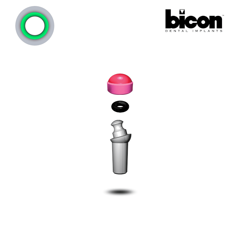 Bicon Kugelkopf Abutment 3,0 mm Schaft | 15° | Höhe: 4,0 mm